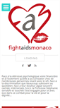 Mobile Screenshot of fightaidsmonaco.com